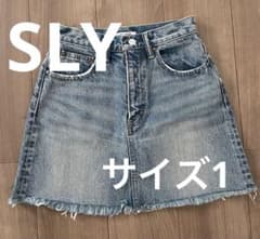 SLY JEANSデニム　ミニスカート サイズ1のサムネイル
