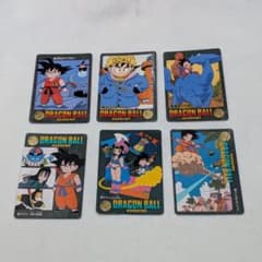 ドラゴンボール ビジュアルアドベンチャーカード 6枚セット 当時物