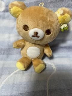 リラックマ ぬいぐるみ マスコット 花飾りのサムネイル
