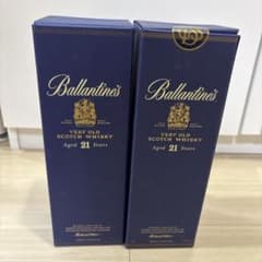 バランタイン21年 スコッチウイスキー 2本セット ギフトボックス　未開栓 バランタイン21年 スコッチウイスキー 2本セット ギフトボックス 未開