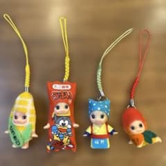 ミックス】キューピーストラップ 4個セット ご当地QP うまい棒QP 宮崎