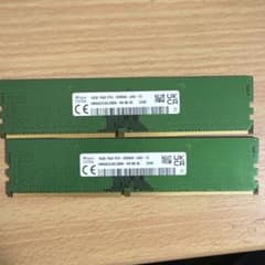 デスクトップPC用SKhynixPC4-3200AA32GB( 16GB×2枚) - メルカリ