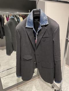 ディースクエアードdsquared2デニムジャケットGジャンレイヤード