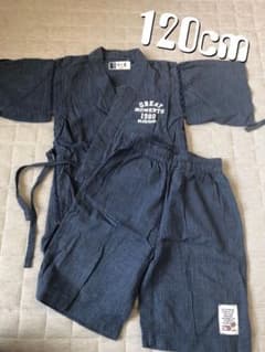ちーちゃん様専用★甚平  バックロゴ入り　120cmのサムネイル