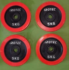 IROTEC 5kg×4 ダンベルプレート アイロテック irotec - メルカリ