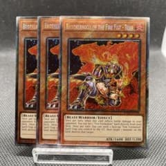 遊戯王 暗炎星－ユウシ レリ 3枚 英語 暗炎星ユウシ 英語版 プラチナムシークレット 3枚 - メルカリ
