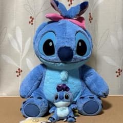 ディズニー　スティッチ　うさ耳むすび　超BIGぬいぐるみ　マスコット　プライズ