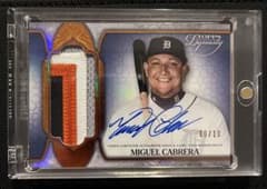 topps dynasty ミゲルカブレラ 直筆サインカード 10/10のサムネイル