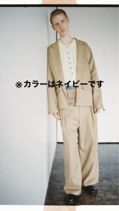 ancellm/24ss セットアップ navy - メルカリ