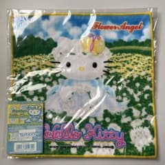 ハローキティ キティ フラワーエンジェル タオル ハンカチ ご当地 平成