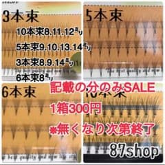ティンクカンパニー様 5本束10㍉⑤ セルフマツエクのサムネイル