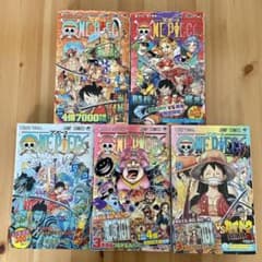 ONE PIECE ワンピース 96〜100巻 全巻初版、帯付き 尾田栄一郎のサムネイル