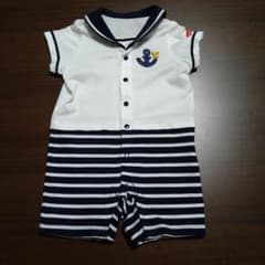 【本日限り】MIKI HOUSE 男の子用ロンパース70のサムネイル