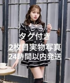 리즈리사 LIZLISA 초커 트렌치 라이크 셋업 블랙