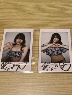 鈴村あいり　サイン入りチェキ　水着のサムネイル