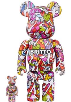 BE@RBRICK ROMERO BRITTO HEART 100％ 400％ - メルカリ