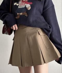charn ポケットプリーツミニスカートのサムネイル