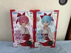 Re:ゼロから始める異世界生活 巫女style フィギュア 2種セットのサムネイル