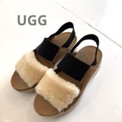 UGG サンダル 厚底 シープスキンのサムネイル