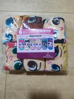 디즈니 프린세스 양말 6 다리 세트 15 ~ 20cm