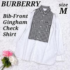 希少サイズＭ【美品】バーバリー チェックシャツ リカルドティッシ期 ユニセックス