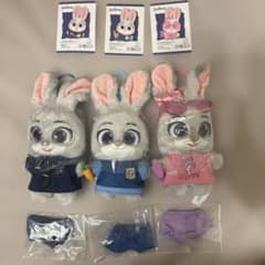 POPMART 주토피아 봉제인형 키링 주디 3체