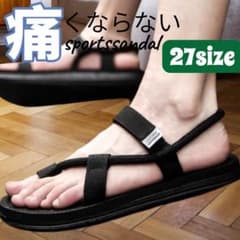 36 스포츠 샌들 남성 벨트 비치 발목 샌들 27 블랙
