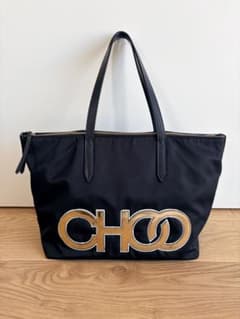 JIMMY CHOO ナイロントートバッグ ブラックのサムネイル