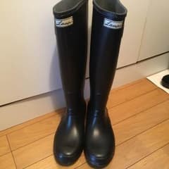 レインブーツ ロング ブラックのサムネイル