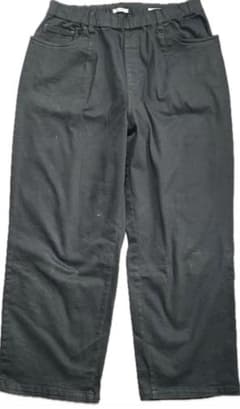 ブラック ワイドパンツ チノパン