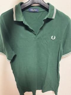 FRED PERRY 半袖ポロシャツ グリーン Sサイズのサムネイル