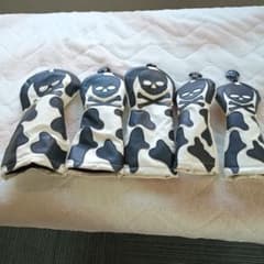 スカル ゴルフヘッドカバー 5個セットのサムネイル