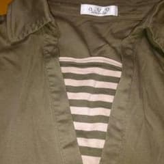 襟つき七分丈Tシャツのサムネイル
