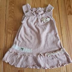 キッズ ワンピース ピンク80cmのサムネイル