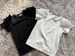 Myu フリルショルダー Tシャツ 2枚セットのサムネイル