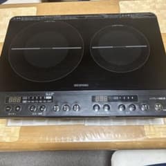 【⚠️やまちん様専用】アイリスオーヤマ2口IHコンロ台座付のサムネイル