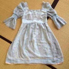 prideglideの水色シフォンワンピースのサムネイル