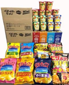 アミューズメント景品 お菓子詰め合わせ ベビースターラーメン じゃがりこ ラ王 アミューズメント景品 お菓子詰め合わせ ベビースターラーメン