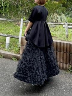 美品 シーニュ cygne エンビトップス Mathieu ブラック - メルカリ