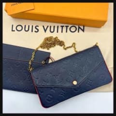 【美品・付属品付き】ルイヴィトン フェリシー アンプラント チェーン ウォレットのサムネイル