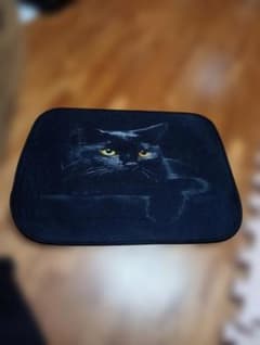 黒猫デザイン 車用フロアマット 4枚セットのサムネイル