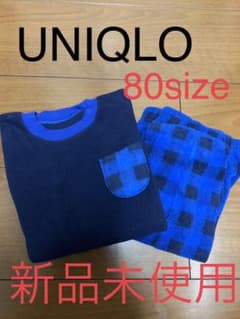 ユニクロ フリース パジャマ 80cmのサムネイル