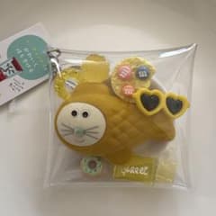 たいプク焼き ガチャ詰めポーチ お菓子モチーフ イエロー 一点もののサムネイル