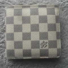 ダミエ風 二つ折り財布 カードケース コンパクト財布のサムネイル