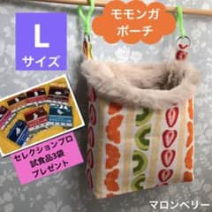 モモンガ ポーチ ハウス おうち Lサイズ ハンドメイド - メルカリ