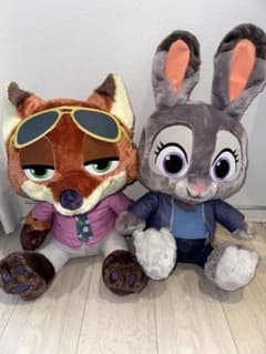 ズートピア2スーパーラージぬいぐるみ2体セット