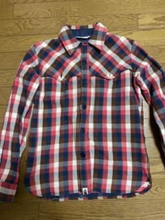 a bathing ape チェックネルシャツ　Sサイズのサムネイル