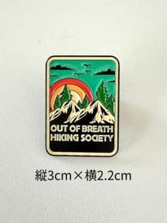 ピンバッジ　1　OUT OF BREATH HIKING SOCIETYのサムネイル