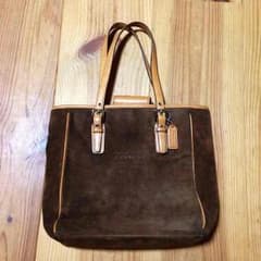 格安！COACH ショルダー トートバッグ スエード&レザーのサムネイル