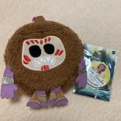 Disney 모아나와 전설의 바다 카카모라 봉제인형 파우치 캔 배치 세트